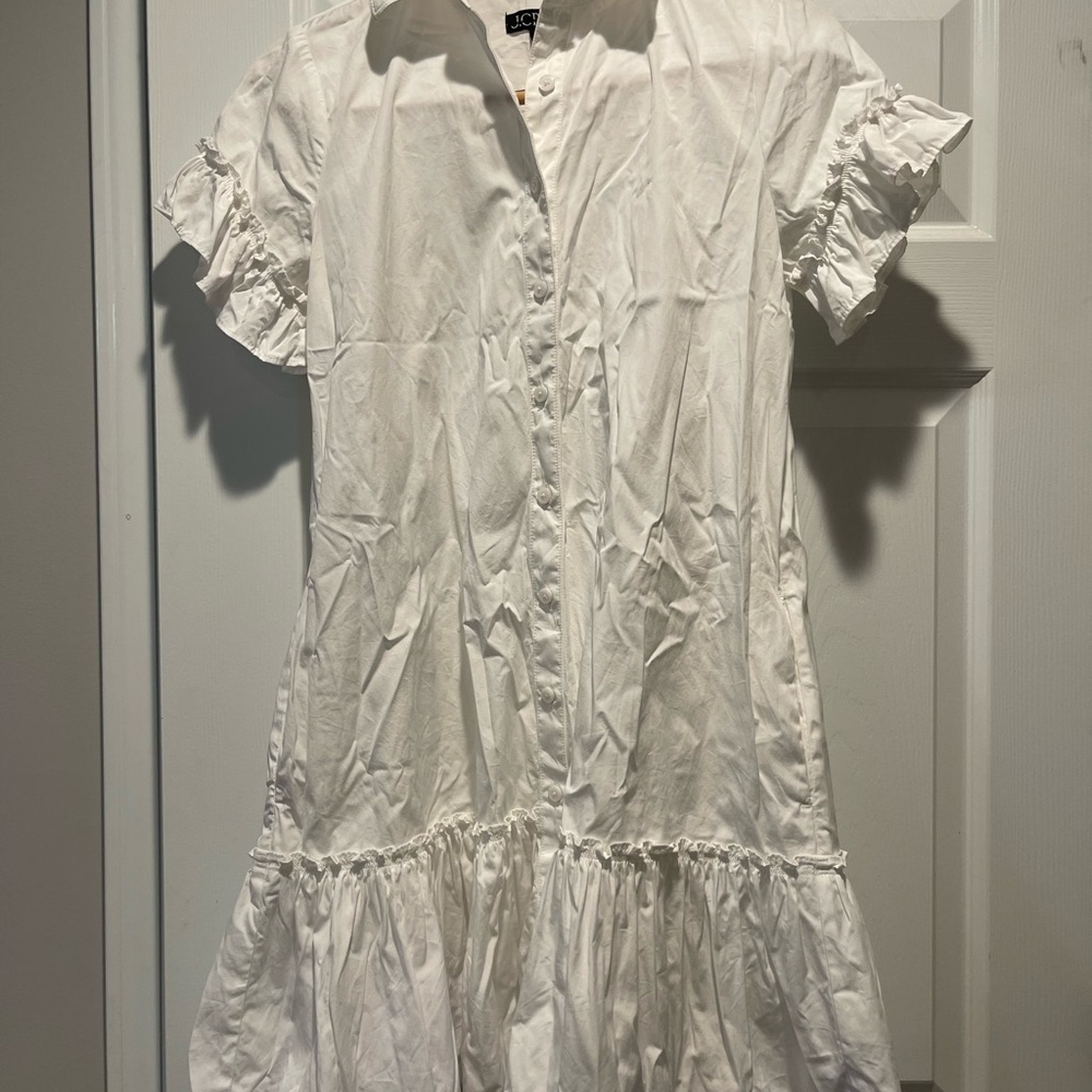 J. Crew Elegant White Blouse